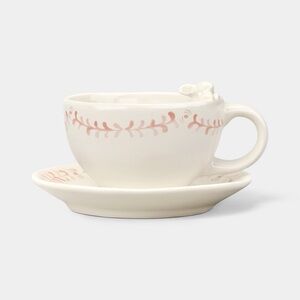 5.63 nwt fl oz Easter Bunny Tea Cup with Saucer - Threshold rabbit